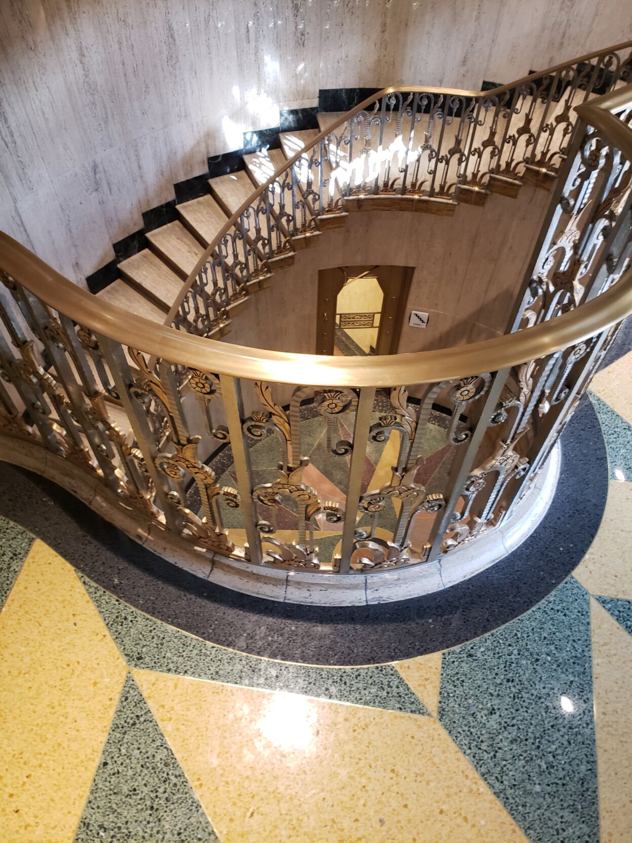 Stairwell at the Bottleworks Hotel